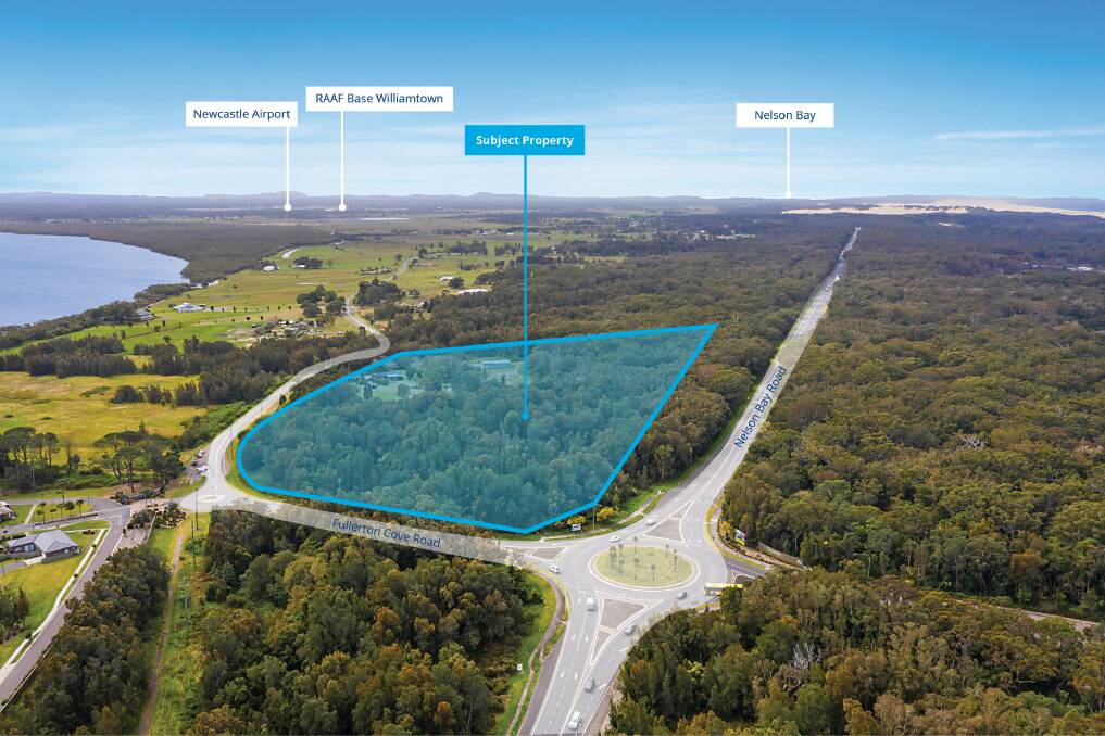 The future development of the site at Fullerton Cove Road will provide retail amenities for the communities of Fullerton Cove, Stockton and Fern Bay. Picture supplied.