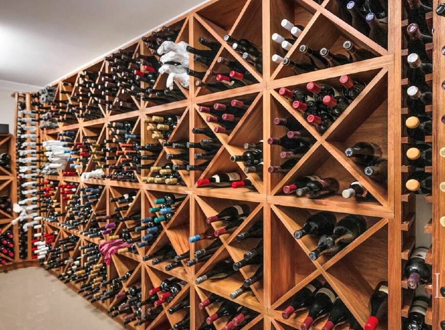 There is a 1500-bottle wine cellar on the basement level. Picture supplied
