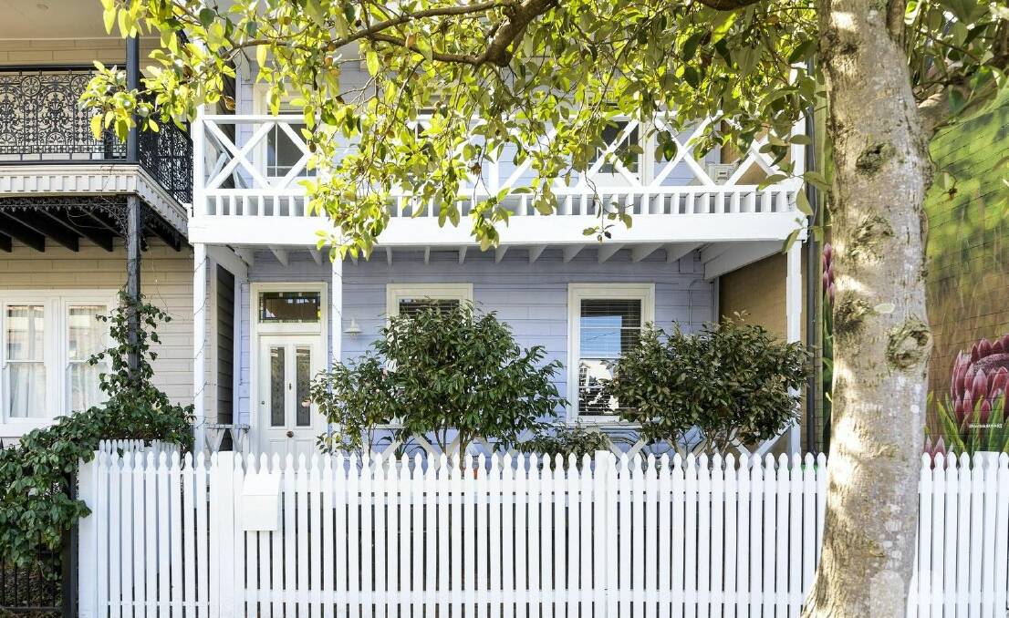 This renovated three-bedroom terrace at 106 Bull Street in Cooks Hill sold under the hammer for $1.46 million. Picture supplied 