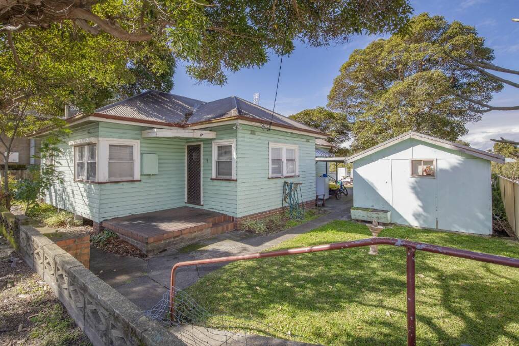 This original-condition cottage on Throsby Creek at 5 Francis Street in Tighes Hill sold for $1.55 million at auction. The buyer plans to knock down the home and rebuild. Picture supplied