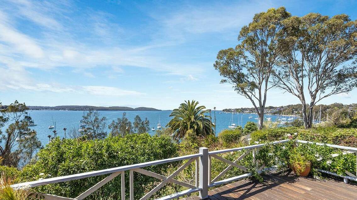 The deck takes in 180-degree views all the way from Bolton Point to Belmont. Picture supplied
