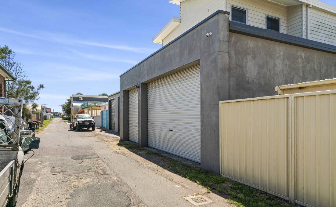 The property has rear lane access to the five-car garage and granny flat. Picture supplied