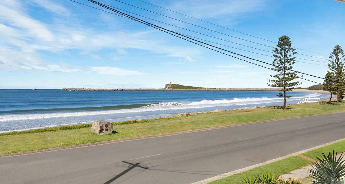 Mitchell Street has a clear view across to Nobbys headland. Picture supplied