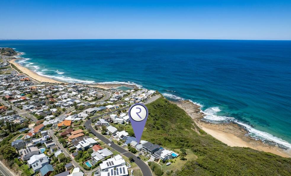 An aerial view of Hickson Street in Merewether which has been named as Newcastle's most expensive street. Picture supplied