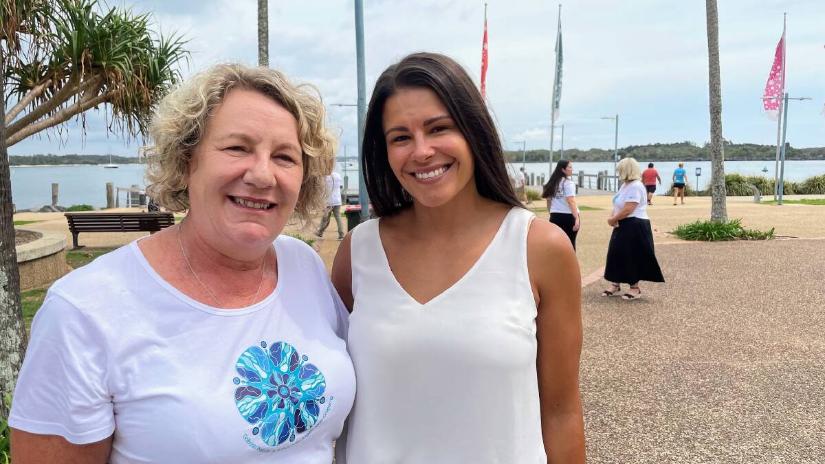 Liberty Domestic and Family Violence Specialist Services CEO Kelly Lamb and event sponsor Kristal Kinsela from Kristal Kinsela Consulting will be taking part in this year's Coastal Walk. Picture by Emily Walker