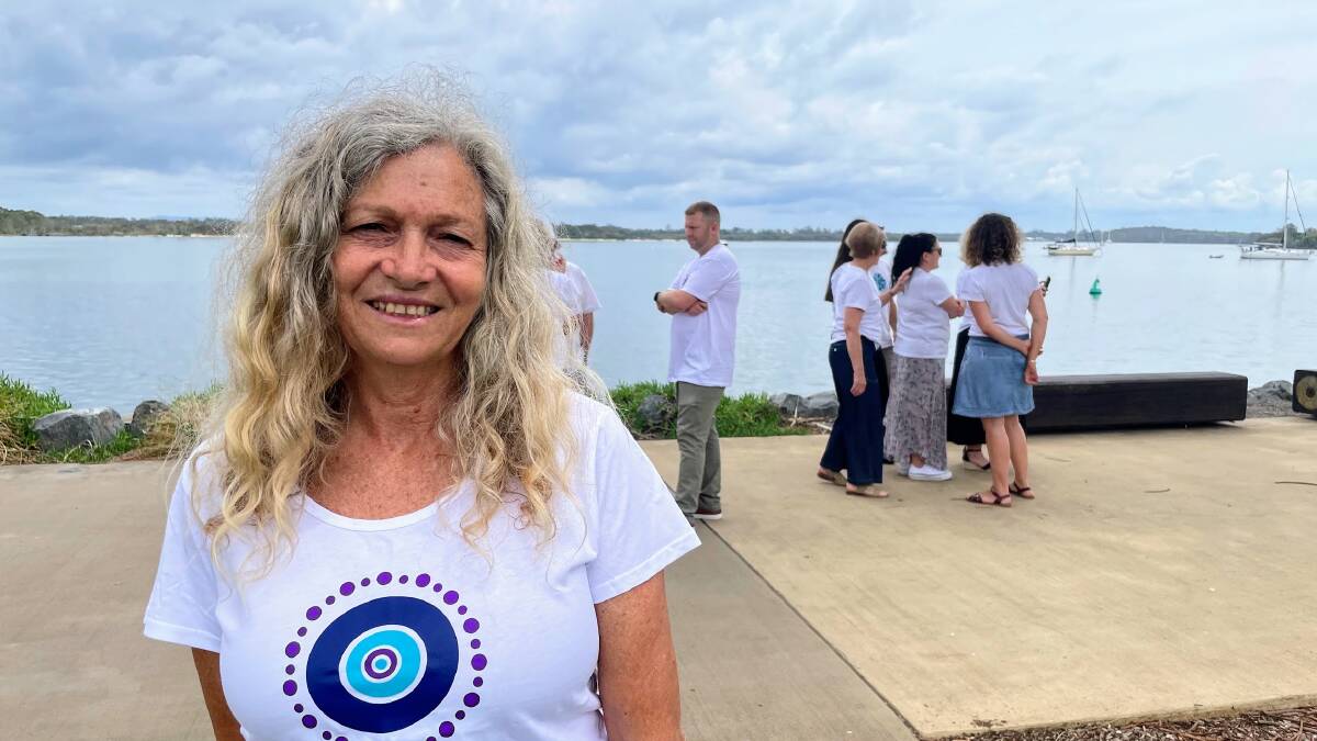 Birpai elder Aunty Rhonda Radley has been participating in the Coastal Walk Against Domestic and Family Violence year after year. Picture by Emily Walker