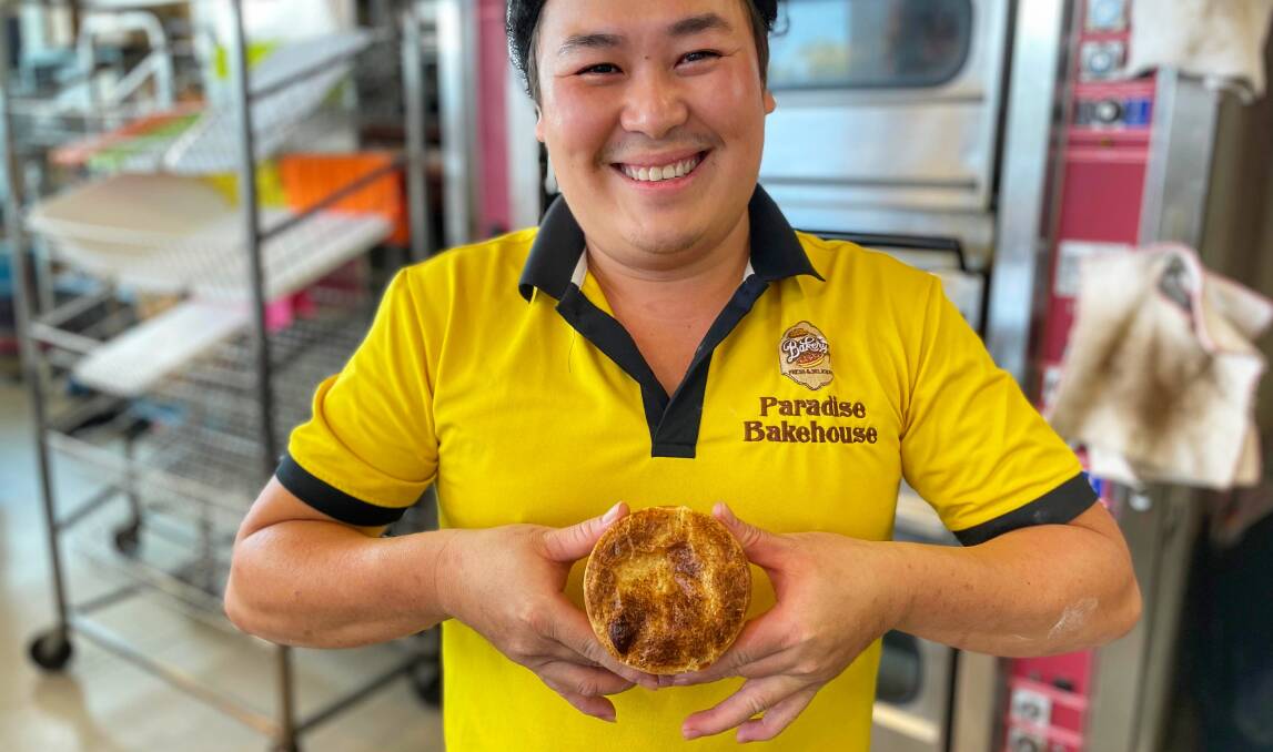 Lam Khong uses Vietnamese, French, Italian and Australian baking techniques for his inventive pies. Picture: Brad Marsellos