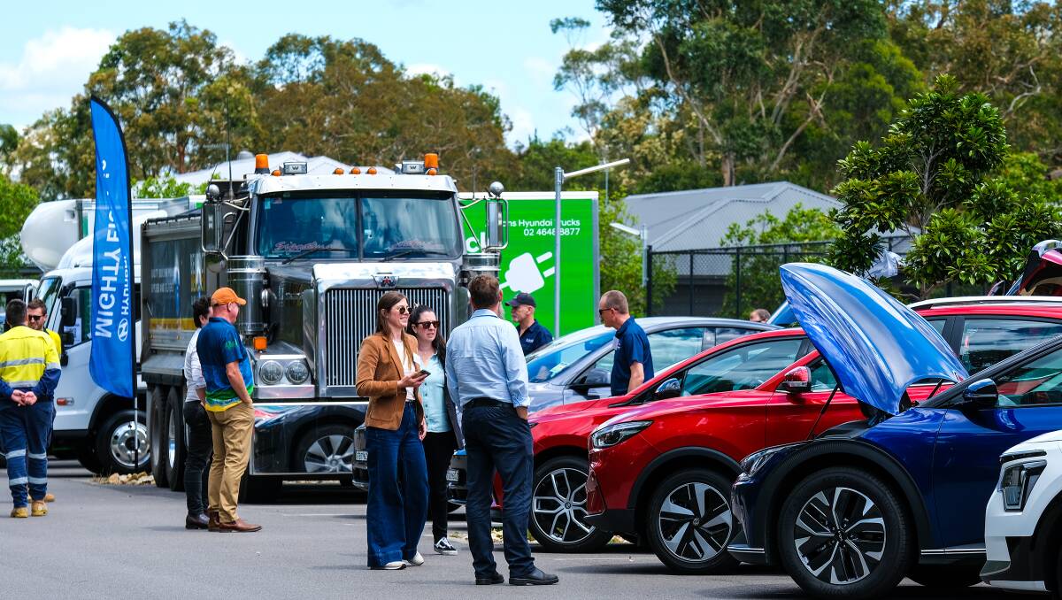 Council workers learnt about cars to suit their fleet and even saw battery-operated trucks. Picture supplied