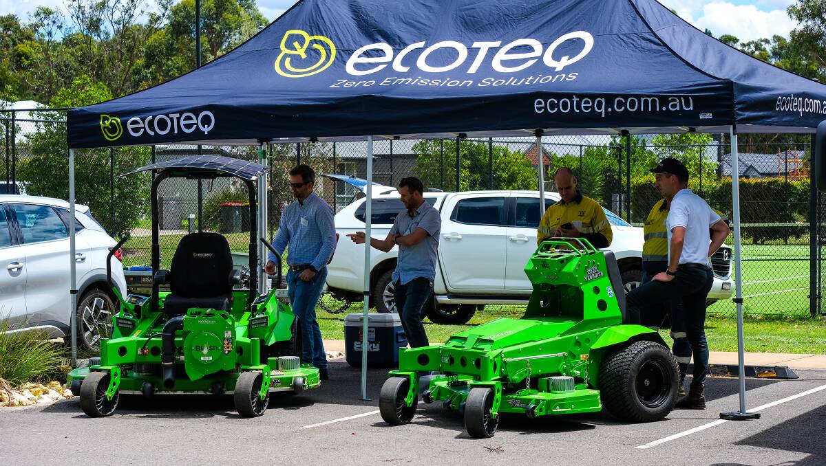 Ecoteq ride on mowers do not require fuel. Picture supplied