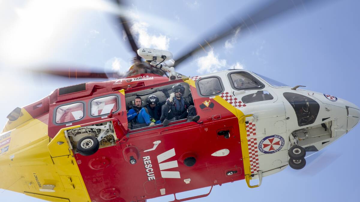 The Westpac helicopter was tasked by NSW Ambulance. Picture file