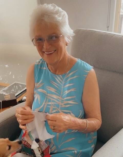 Glenda has made 24 quilts for Little Wings flights since August 2022. Picture supplied