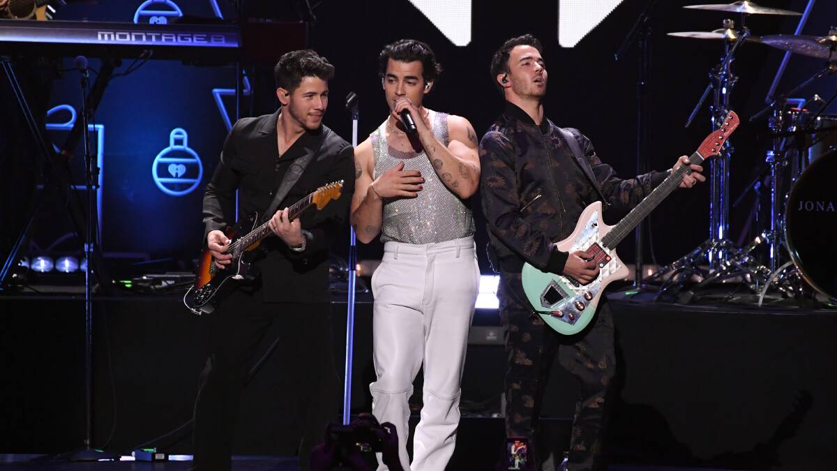 The Jonas Brothers are performing in Australia for the first time with tour dates announced for 2024. Picture by Anthony Behar/Sipa USA