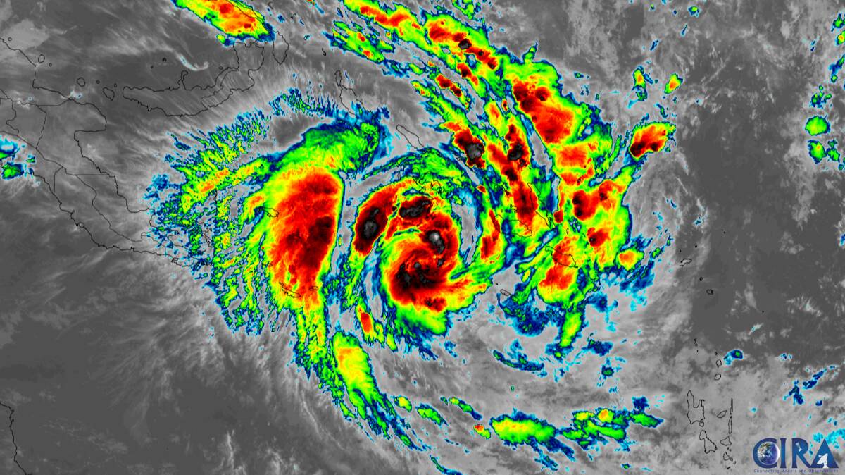 Severe Tropical Cyclone Jasper is the first to develop in Australia's Area of Responsibility for the 2023-24 season. Picture by (CSU/CIRA & JMA/JAXA)