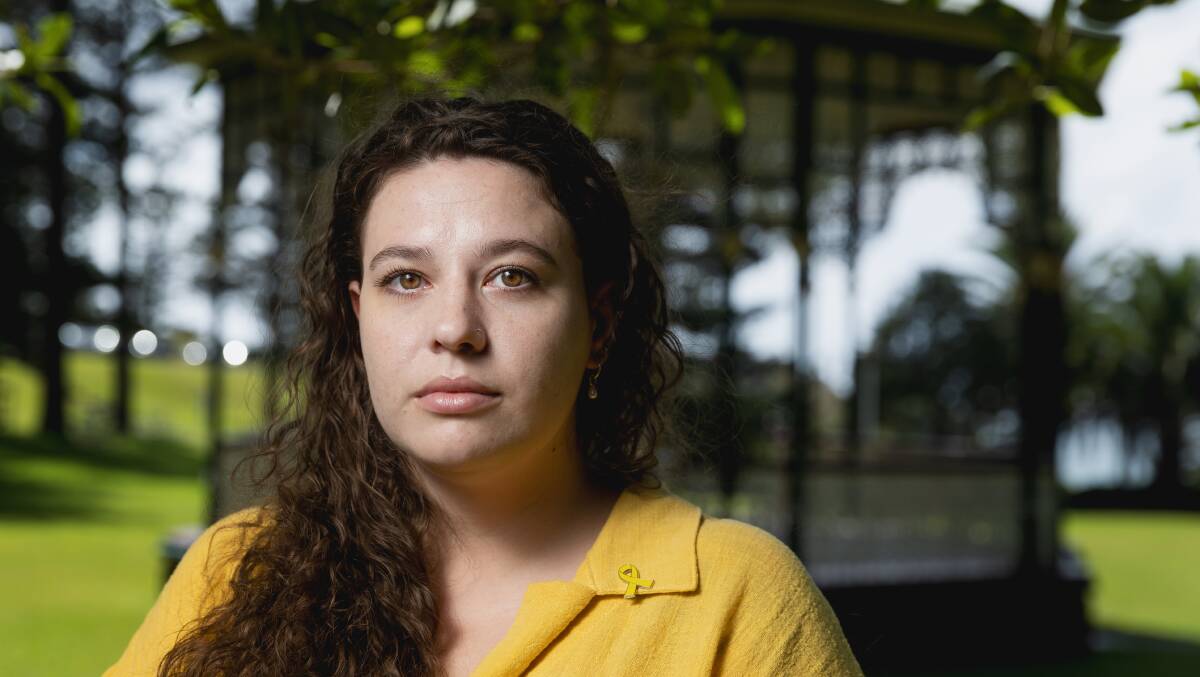 Local endometriosis advocate, Georgia Osbourne has experienced debilitating pain since 13 years old. Picture Marina Neil
