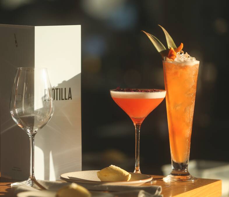 FRESH: Flotilla's bird of paradise contains Aperol, peach bitters, rose syrup and fruit.