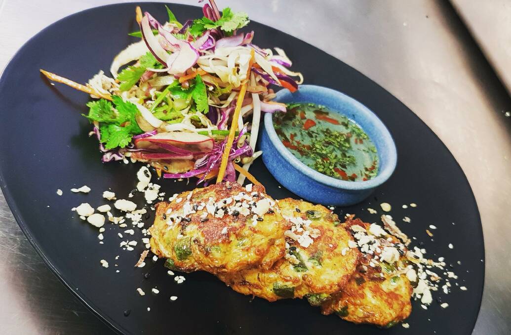 Thai fish cakes: the fish cakes which are fresh and zesty and colourful. 