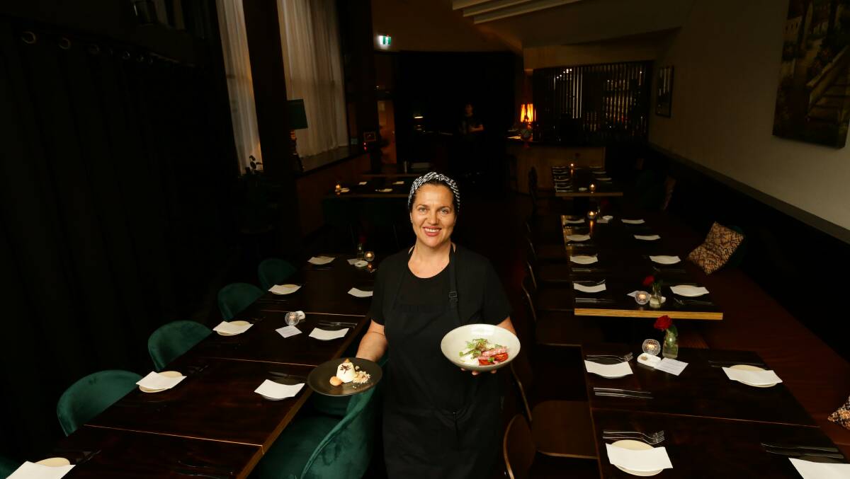 Italian spirit: Nikki Bondini, owner and chef at Una Volta. Picture: Jonathan Carroll