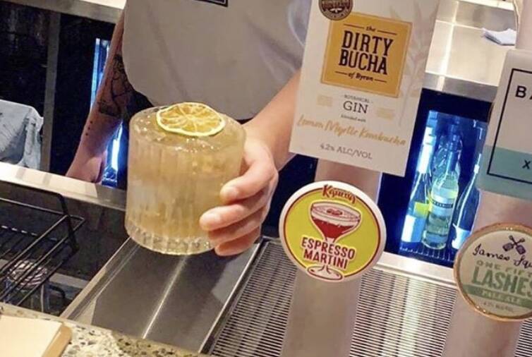 Prince of Merewether: Dirty Bucha on tap.