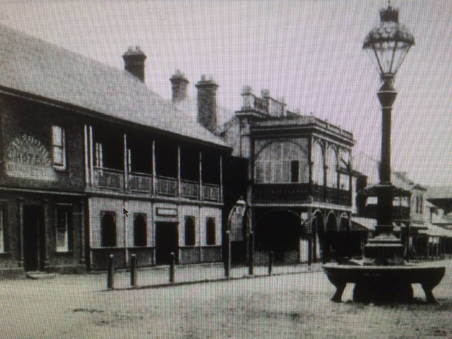 Lost landmark: The Munro Fountain once stood in Singleton's quiet main street now used by more than 26,000 vehicles daily.