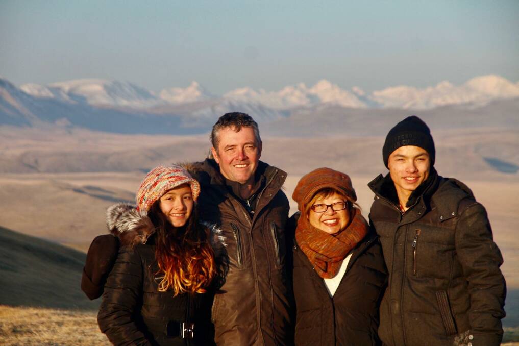 Waiting waiting: Ella Lu Benn and her family have been unable to travel from Mongolia back to Australia.