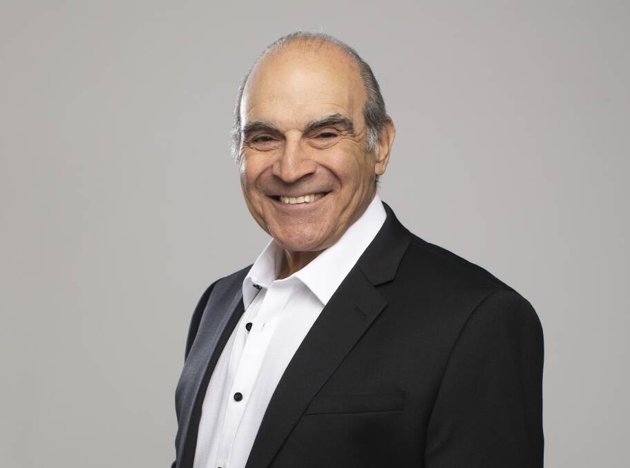 Star power: David Suchet, who entranced the audience at the Civic Theatre.