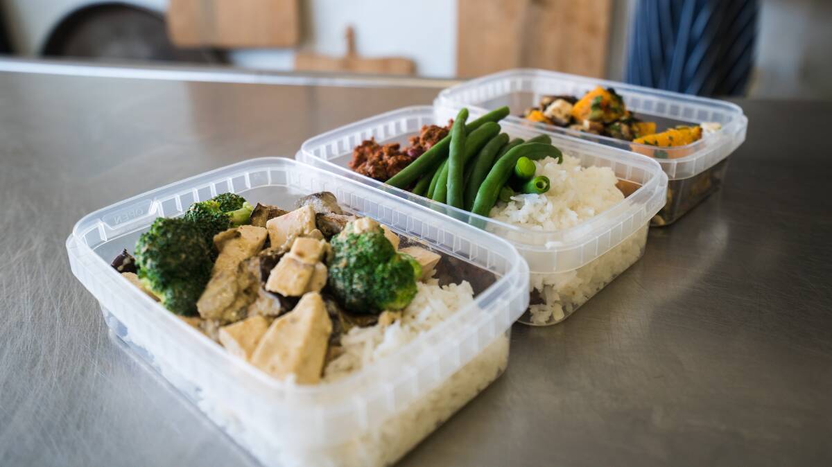 HEALTHY START: Jordan Hartley Health customises pre-prepared meals to meet individual clients' needs. Pictures: Supplied