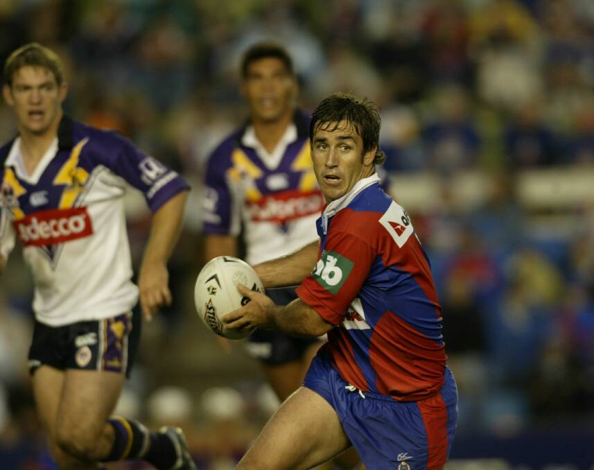 Simply the best: Cessnock rugby league product Andrew Johns led the Newcastle Knights to two winning grand finals and became an immortal. How do the Knights find the next genius like him. Picture: Peter Stoop