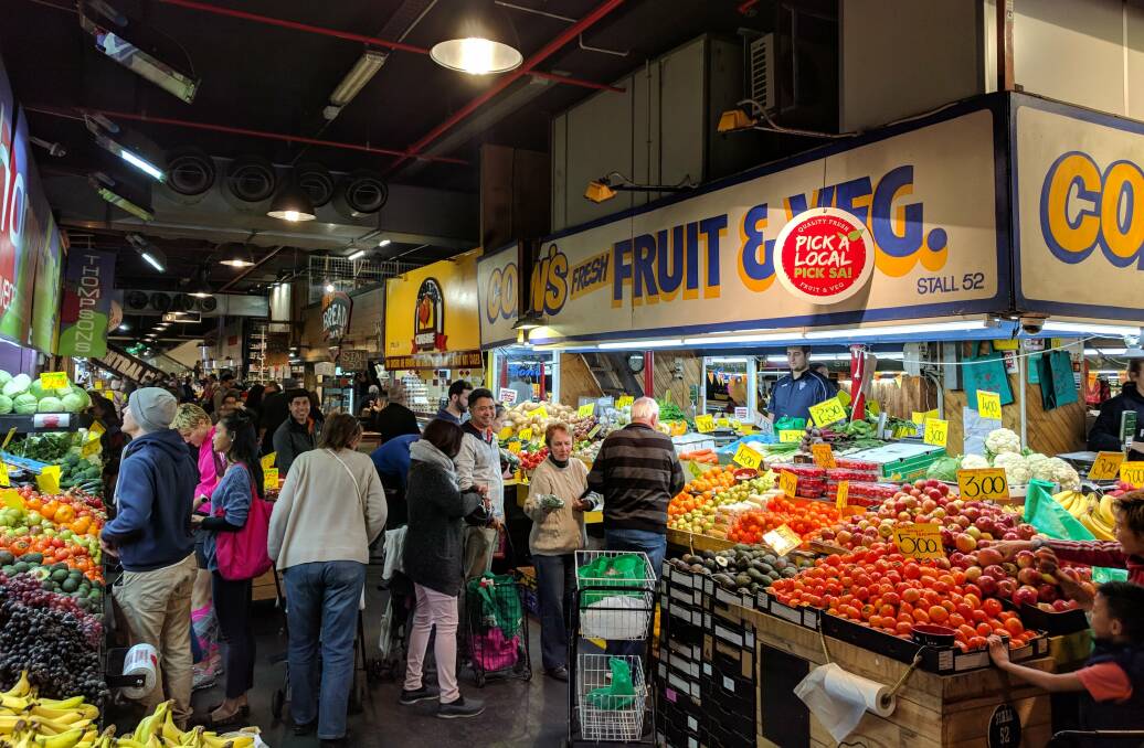 COLOURFUL: Adelaide Central Market is a hive of activity four days a week. Pictures: Alex Morris