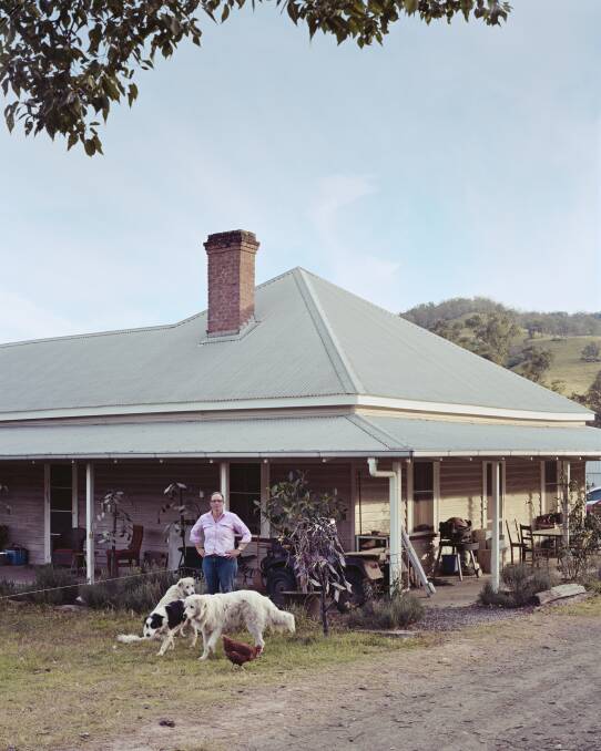 Country life: Sarah Sivyer on her family's Eccleston farm property.