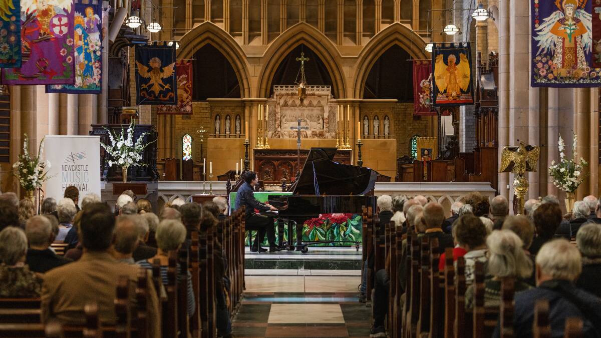 Peter Guy in concert at Christ Church Cathedral on Tuesday. Picture by Marina Neil