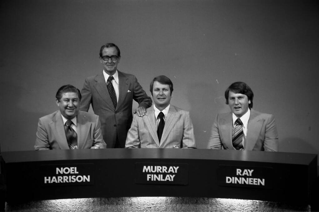 Back in the '70s: Noel Harrison, Des Hart, Murray Finlay and Ray Dinneen.