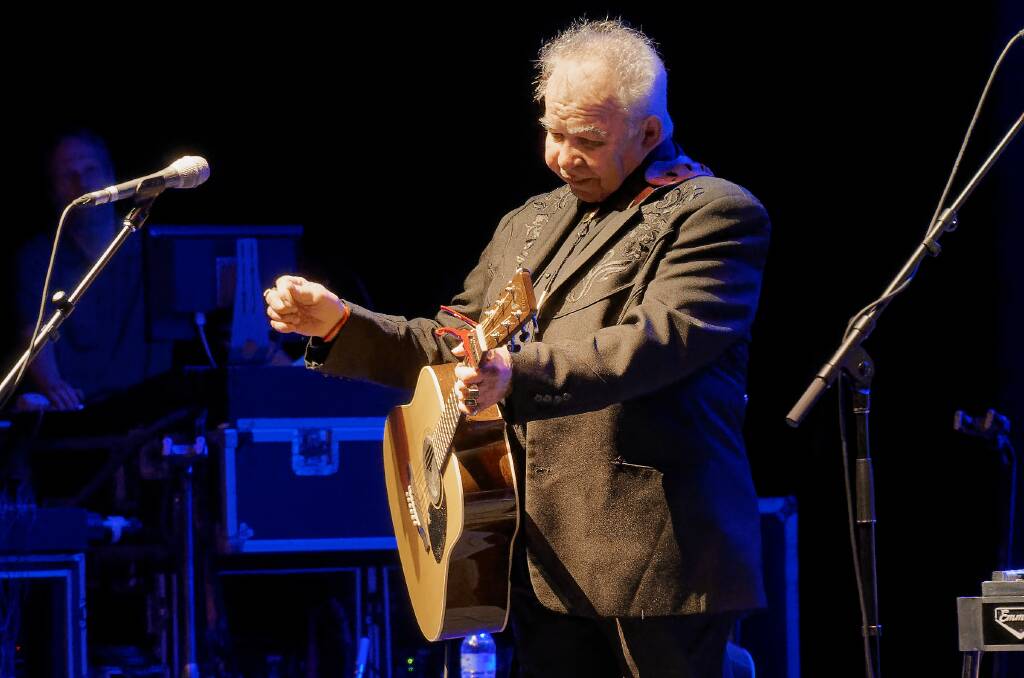 Still got it: John Prine was masterful with song and music at the State Theatre in March 2019. Picture: Paul Dear