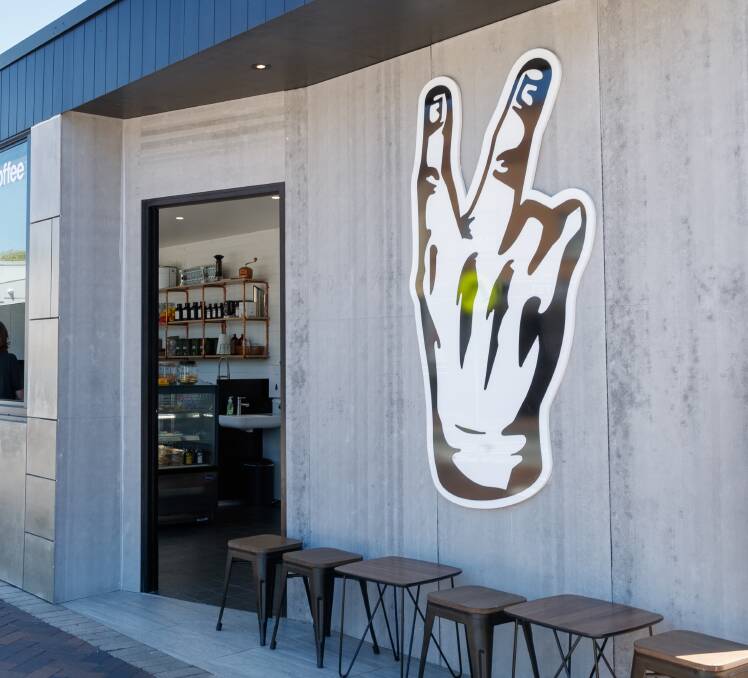 PEACE OUT: The cafe is named after an infamous British gangster.