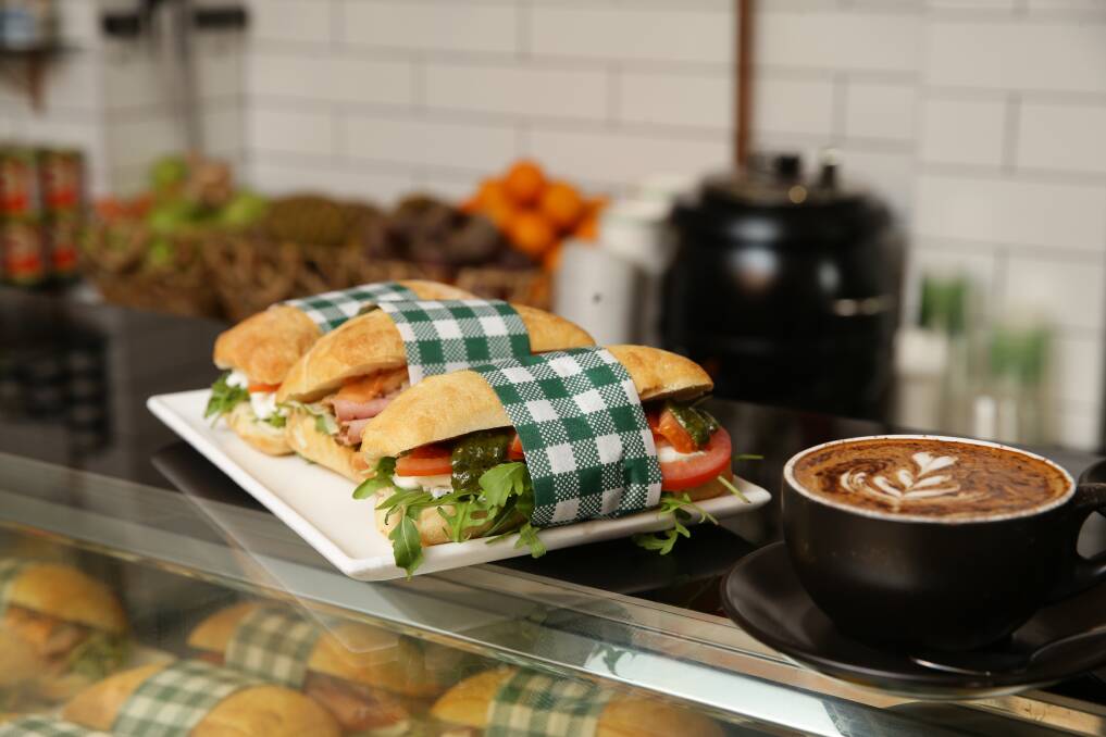GRAB AND GO: Fresh sandwiches make for a tasty lunchtime escape.