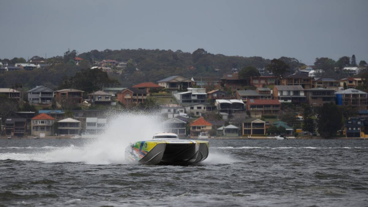 Still on: Offshore Superboat Championships at Lake Macquarie Oct 16-17 and Oct 23-24. Picture: Max Mason-Hubers