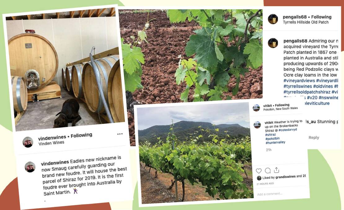 Keeping watch: Three instagram accounts with an eye on vintage in the Hunter Valley.