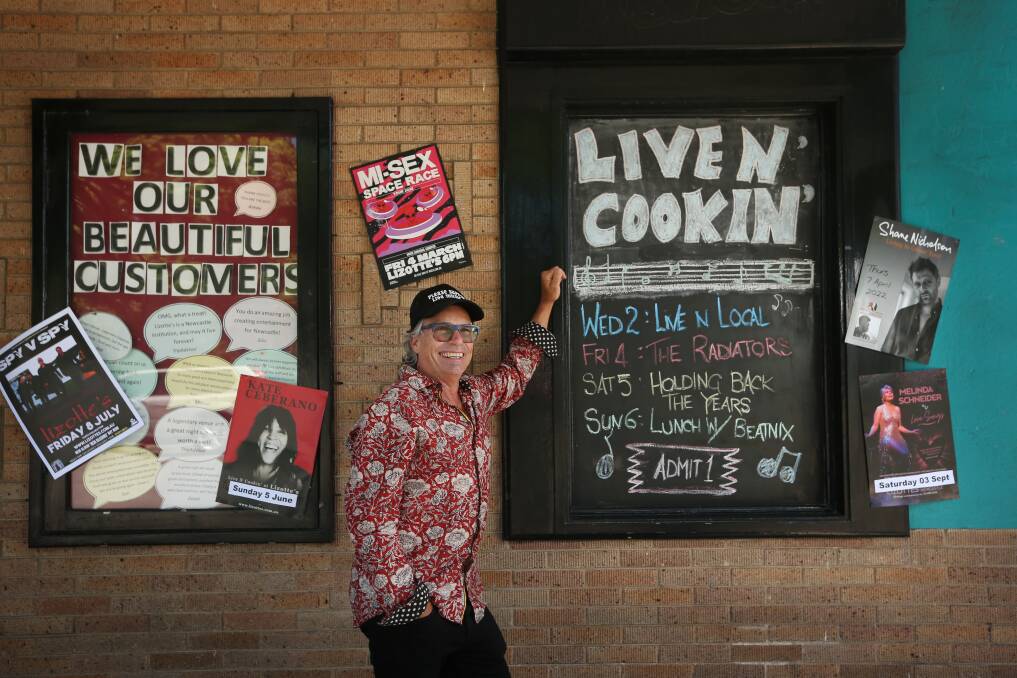 End of an era: After 14 years of music legends and great food, Brian Lizotte has announced he is selling the historic Lambton venue. Picture: Simone De Peak