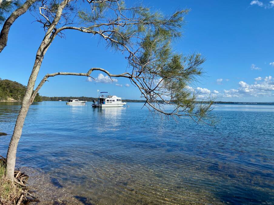 Near Point Wolstoncroft in southern Lake Macquarie. Picture by Daniel Scott