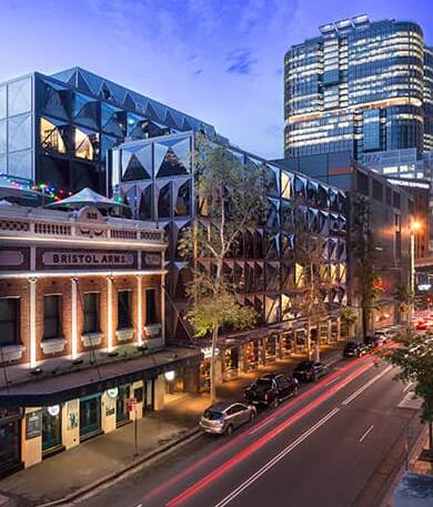 Boutique: West Hotel on Sussex Street in Sydney is close to the action.