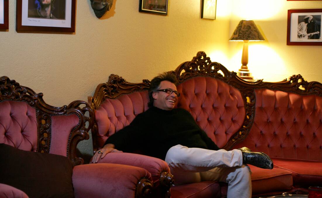 Brian Lizotte in the foyer lounge at his dinner club in 2010. Picture by Kitty Hill