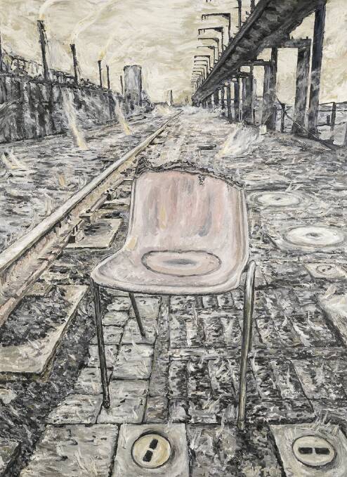  Our Chair: A Gittoes' work from the Newcastle Art Gallery collection.