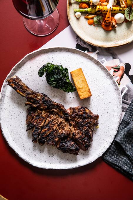 From Jana restaurant: Ribeye steak is among the featured meat dishes from executive chef Massimo Speroni at QT Newcastle.
