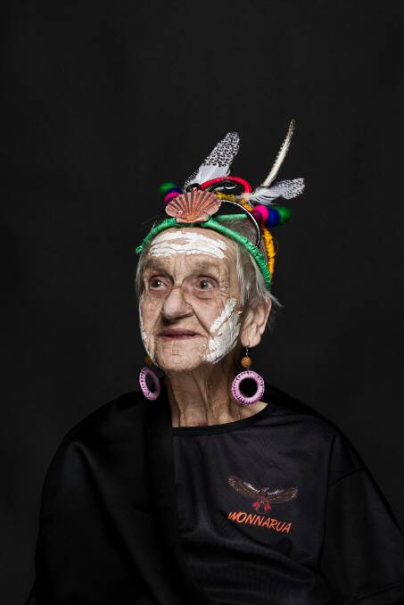 Karla Dickens Aunty Marge Weastell Wonnarua Elder Our much loved, respected, appreciated and eldest living Wonnarua Elder 2023. Picture by Clare Hodgin.