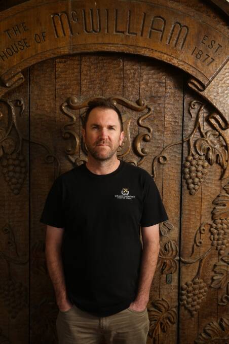 Making history: Mount Pleasant chief winemaker Adrian Sparks, winner of the 2019 Hunter Valley Winemaker of the year. Picture: Jonathan Carroll.