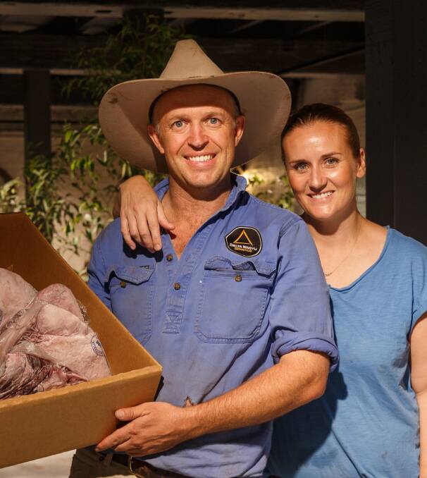Wagyu specialists: Steve and Liz Binnie of Binnie Beef Warehouse.