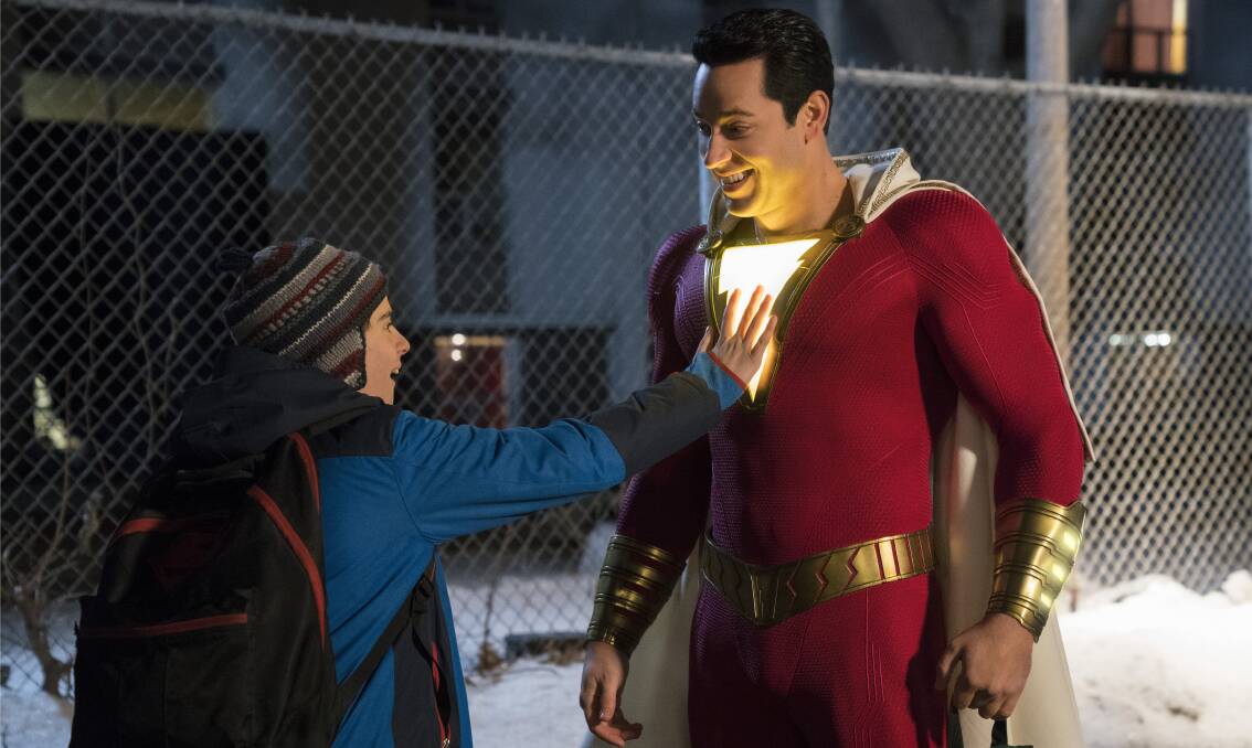 If you were a kid that suddenly had super powers, what would you do? Shazam answers that question when Billy Baston morphs into the red-suited hero. For the second straight week Shazam is No.1 at the Australian box office.