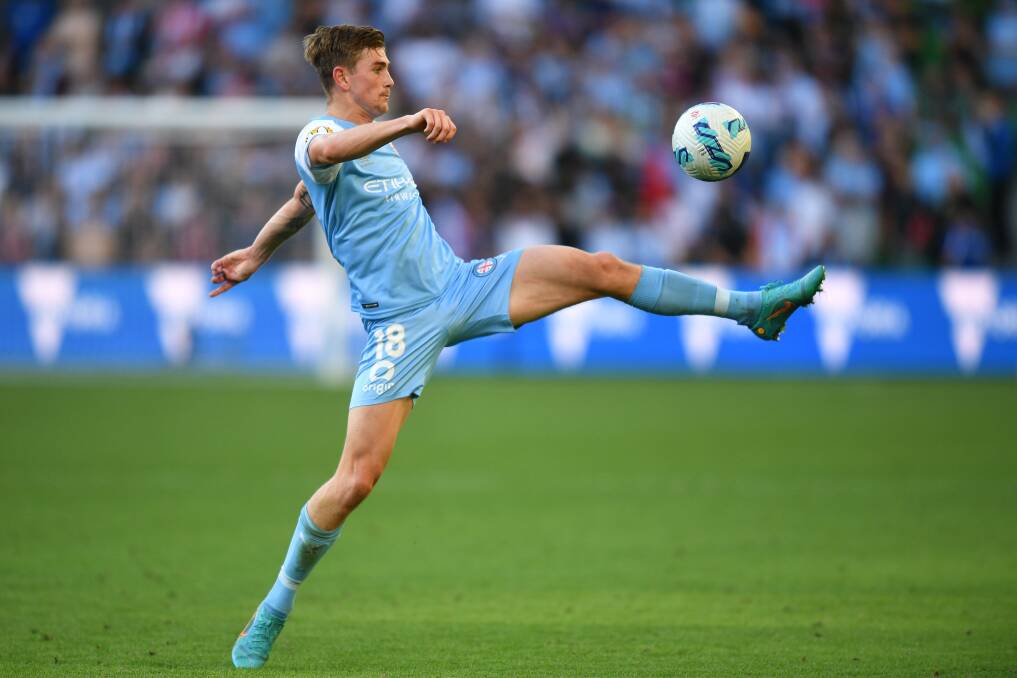 YOUNG GUN: Connor Metcalfe in action for Melbourne City. Picture: AAP