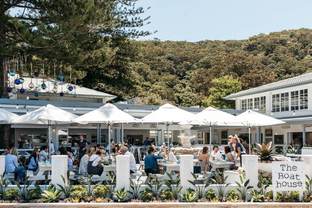 The Boathouse at Patonga: It feels like you're on holiday just dining outside.
