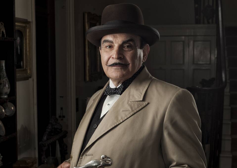 A favourite: David Suchet in character as Hercule Poirot.