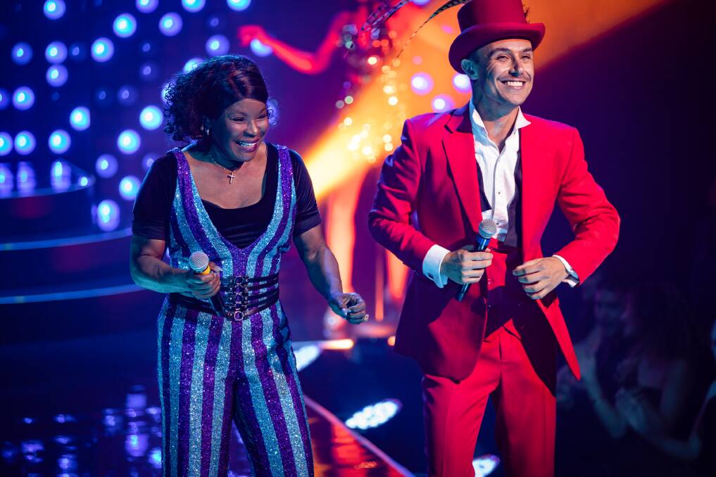 Marcia Hines and Joe Accaria sparkle in Velvet Rewired, which is set to ignite at the Civic Theatre. Picture by Daniel Boud